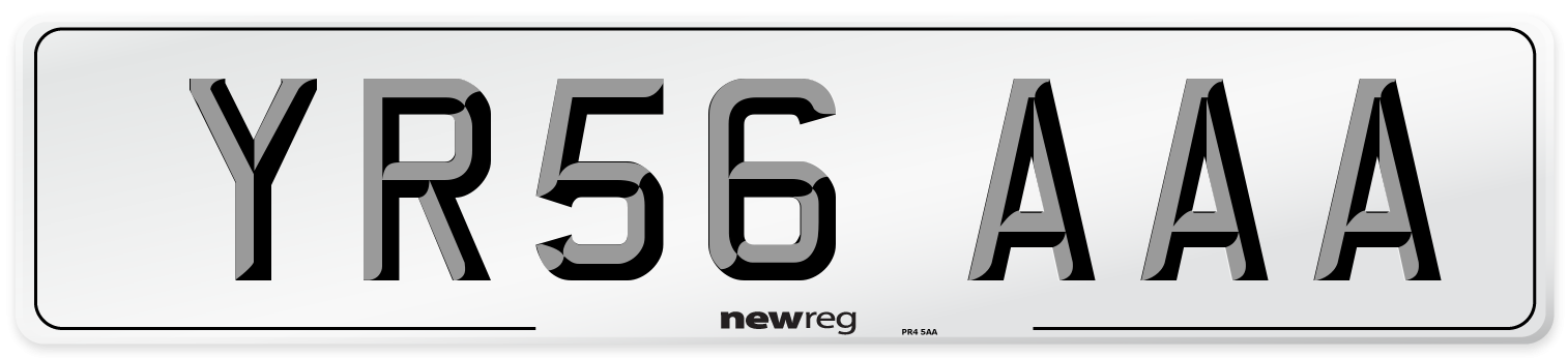YR56 AAA Number Plate from New Reg